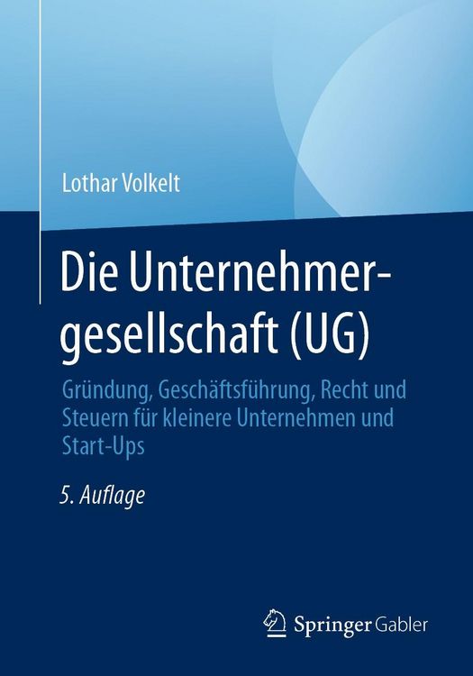 Produktbild: Die Unternehmergesellschaft (UG)
