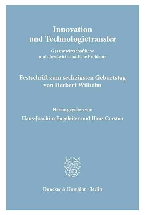 Produktbild: Innovation und Technologietransfer.