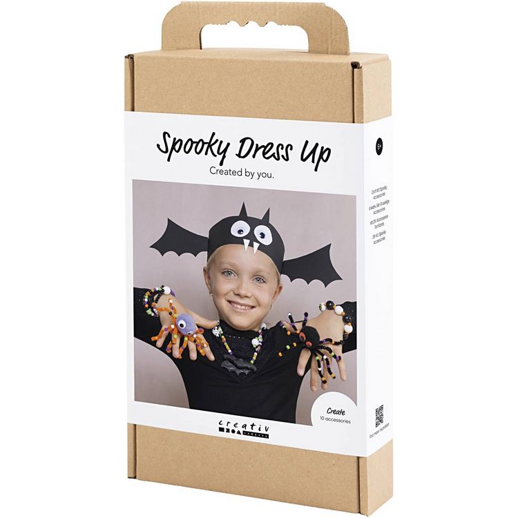Produktbild: Creativ Company Kreativ Set Gruselige Accessoires, Kost&uuml;me und Schmuck, Halloween Farben