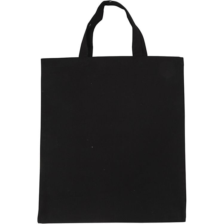 Produktbild: Creativ Company Tragetasche , Gr&ouml;&szlig;e 38x42 cm, 135 g, Schwarz, 1 Stk