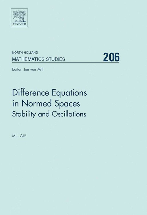 Produktbild: Difference Equations in Normed Spaces