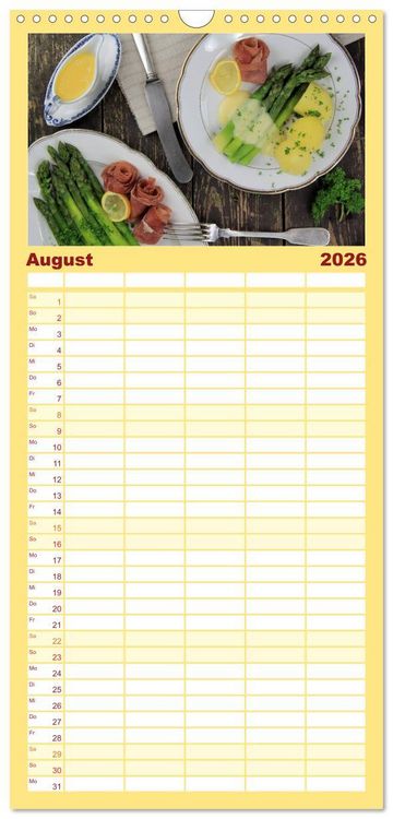 Produktbild: Familienplaner 2026 - Großmutter´s Küche mit 5 Spalten (Wandkalender, 21 x 45 cm) CALVENDO