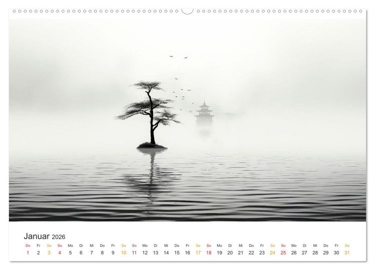 Produktbild: Japan - Kunst der Traditionen (hochwertiger Premium Wandkalender 2026 DIN A2 quer), Kunstdruck in Hochglanz