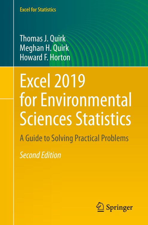 Produktbild: Excel 2019 for Environmental Sciences Statistics