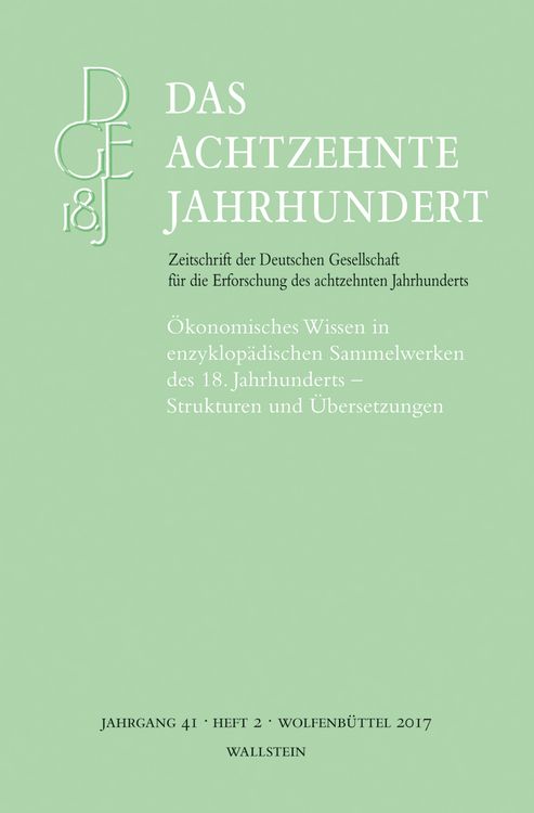 Produktbild: Das achtzehnte Jahrhundert 41/2