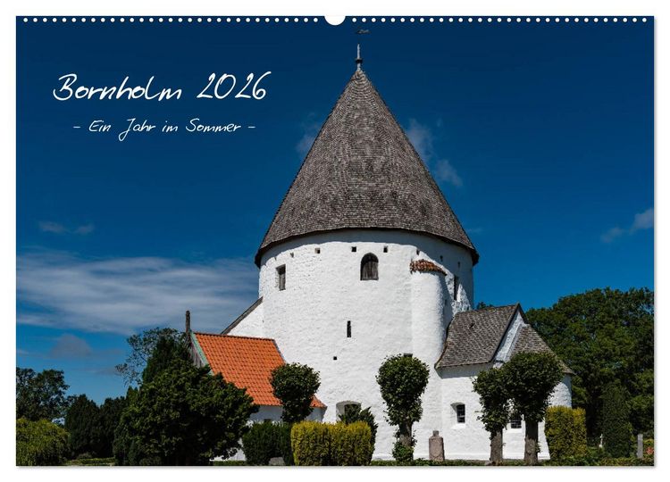 Produktbild: Bornholm 2026 Ein Jahr im Sommer (Wandkalender 2026 DIN A2 quer), CALVENDO Monatskalender