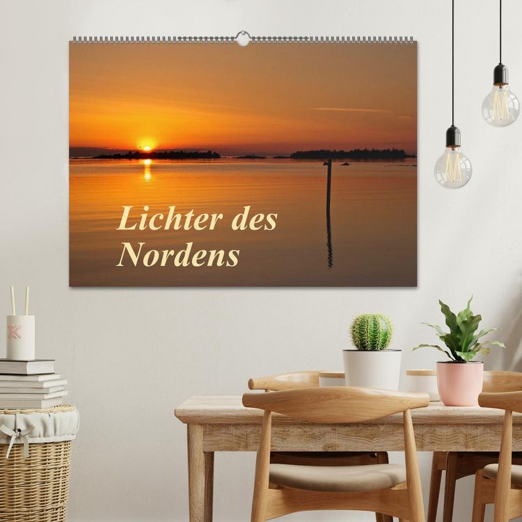 Produktbild: Lichter des Nordens (Wandkalender 2026 DIN A2 quer), CALVENDO Monatskalender