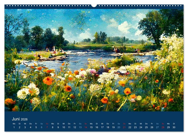 Produktbild: Das Geheimnis der Geduld (hochwertiger Premium Wandkalender 2026 DIN A2 quer), Kunstdruck in Hochglanz