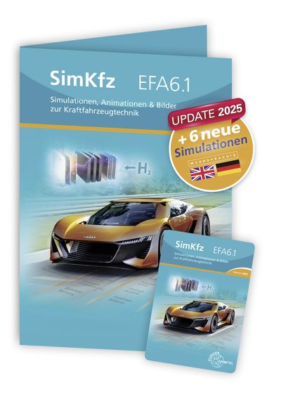 Produktbild: SimKfz EFA6.1 - Version 2021 - Einzellizenz Freischaltcode auf Keycard