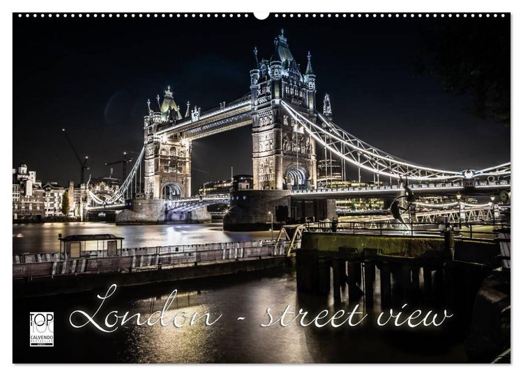 Produktbild: London - street view (Wandkalender 2026 DIN A2 quer), CALVENDO Monatskalender