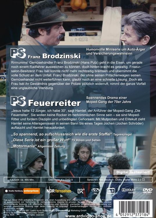Produktbild: PS - Franz Brodzinski & Feuerreiter [4 DVDs]