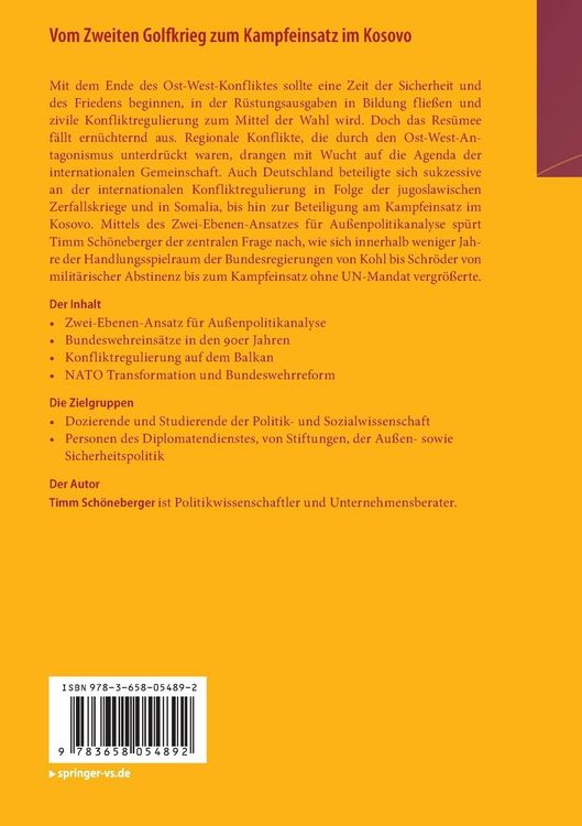 Produktbild: Vom Zweiten Golfkrieg zum Kampfeinsatz im Kosovo