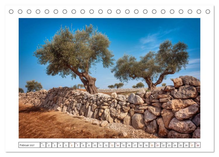 Produktbild: Die Magie der Olivenhaine (Tischkalender 2027 DIN A5 quer), CALVENDO Monatskalender