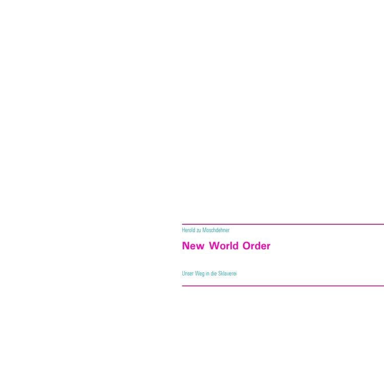 Produktbild: New World Order