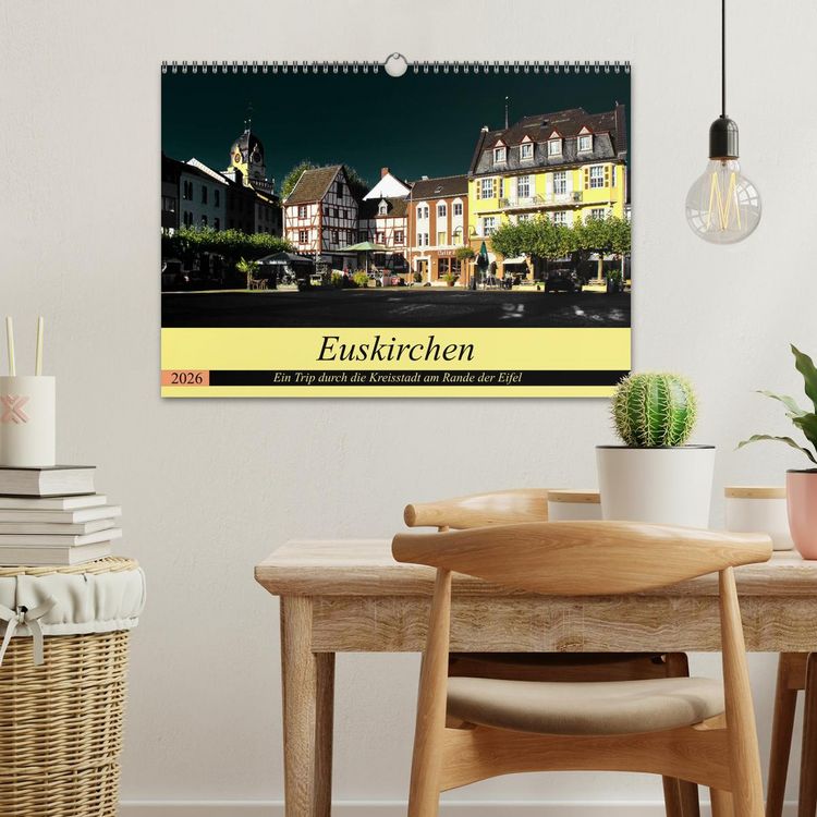 Produktbild: Euskirchen - Ein Trip durch die Kreisstadt am Rande der Eifel (Wandkalender 2026 DIN A3 quer), CALVENDO Monatskalender