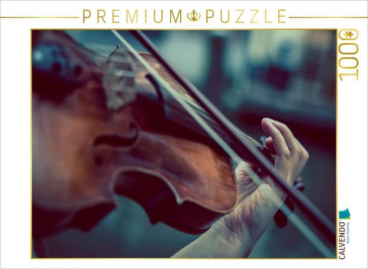 Produktbild: CALVENDO Puzzle Ein Motiv aus dem Kalender Geige - B&uuml;hne frei f&uuml;r ein Reichtum an Klangfarben | 1000 Teile Lege-Gr&ouml;&szlig;e 64x48cm Foto-Puzzle f&uuml;r gl&uuml;cklic