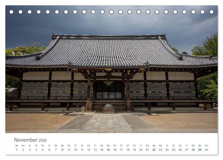 Produktbild: Japan - Orte der Stille (Tischkalender 2026 DIN A5 quer), CALVENDO Monatskalender