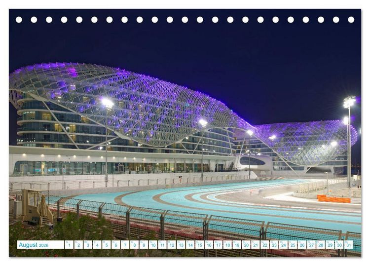 Produktbild: Atemraubendes Abu Dhabi - Idylle am Persischen Golf (Tischkalender 2026 DIN A5 quer), CALVENDO Monatskalender