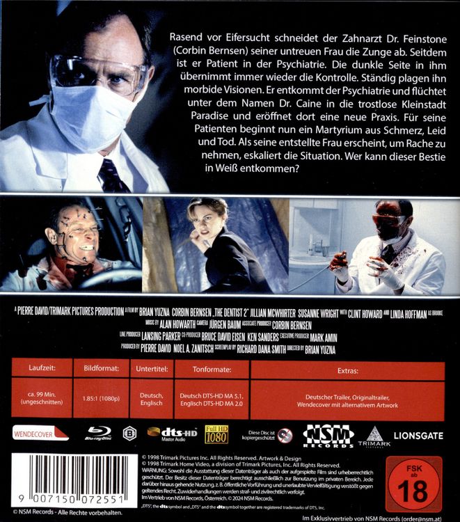 Produktbild: The Dentist 2 (uncut)