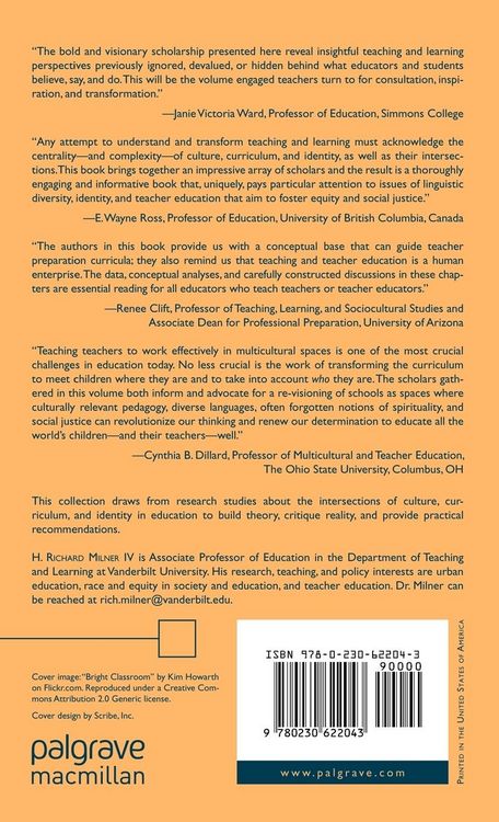 Produktbild: Culture, Curriculum, and Identity in Education