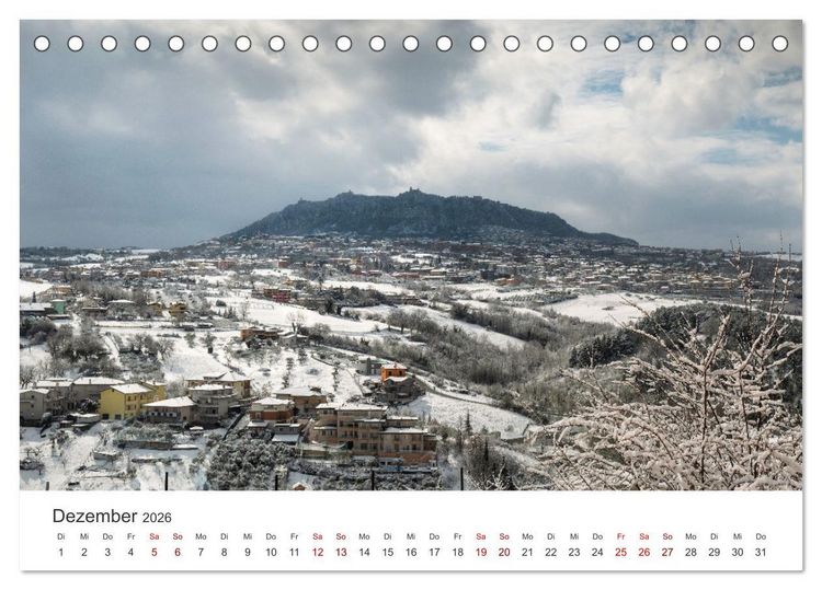 Produktbild: San Marino Die &auml;lteste Republik der Welt (Tischkalender 2026 DIN A5 quer), CALVENDO Monatskalender