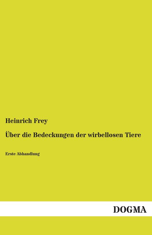 Produktbild: &Uuml;ber die Bedeckungen der wirbellosen Tiere