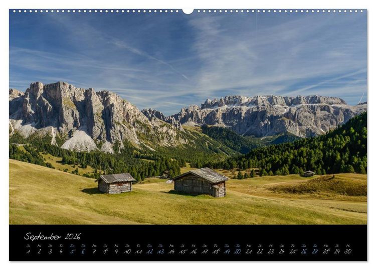 Produktbild: Dolomiten (Wandkalender 2026 DIN A2 quer), CALVENDO Monatskalender