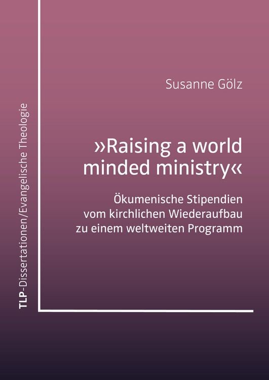Produktbild: &bdquo;Raising a world minded ministry&rdquo;