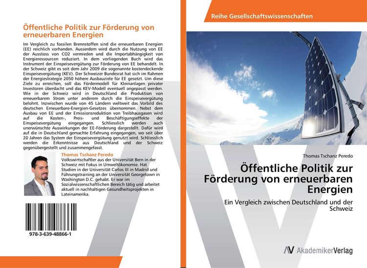 Produktbild: &Ouml;ffentliche Politik zur F&ouml;rderung von erneuerbaren Energien