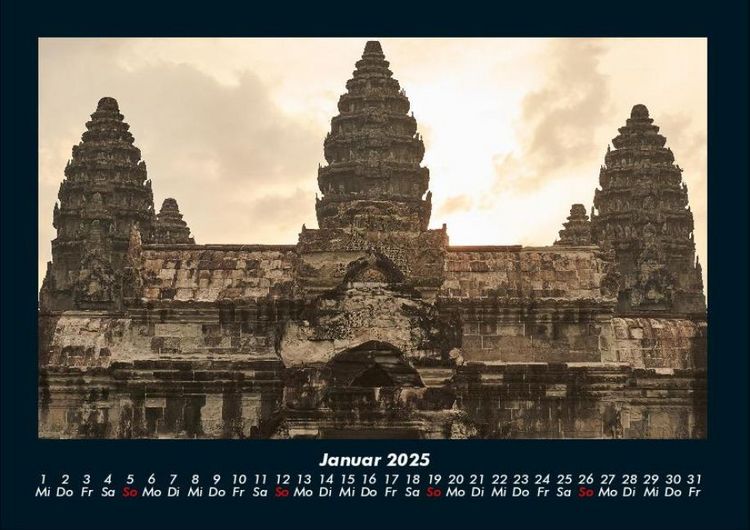 Produktbild: Tempel unserer Erde 2025 Fotokalender DIN A4