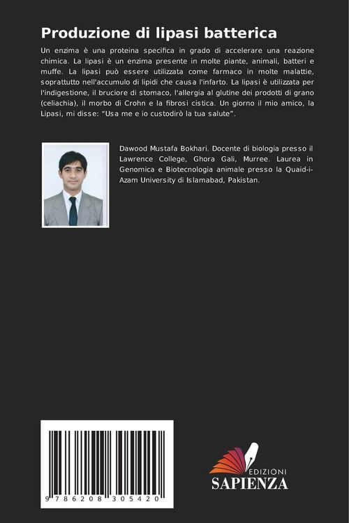 Produktbild: Produzione di lipasi batterica