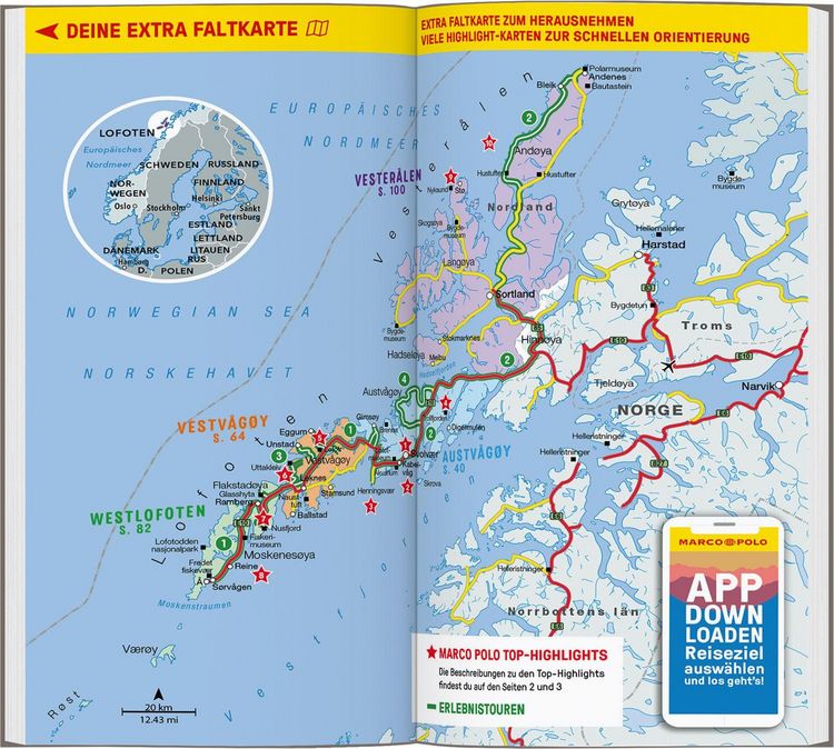 Produktbild: MARCO POLO Reisef&uuml;hrer Lofoten & Vester&aring;len