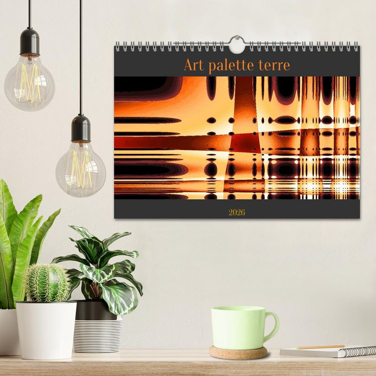 Produktbild: Art palette terre (Calendrier mural 2026 DIN A4 vertical), CALVENDO calendrier mensuel