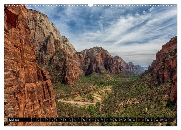 Produktbild: USA Kalender Deluxe (hochwertiger Premium Wandkalender 2026 DIN A2 quer), Kunstdruck in Hochglanz
