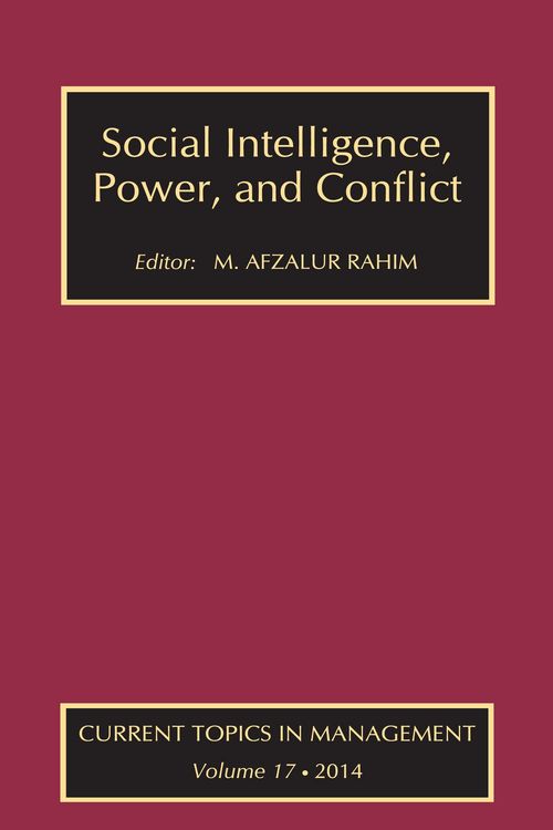 Produktbild: Social Intelligence, Power, and Conflict