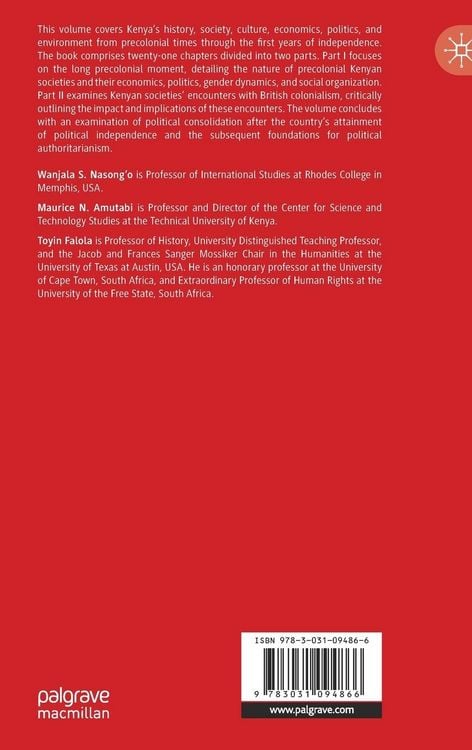 Produktbild: The Palgrave Handbook of Kenyan History