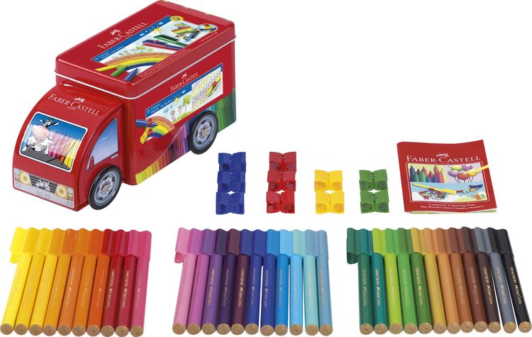 Produktbild: Faber-Castell Filzstifte Connector Truck 33er Set