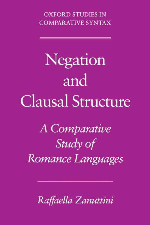 Produktbild: Negation and Clausal Structure