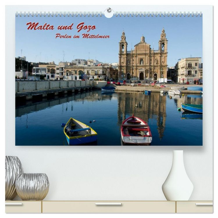 Produktbild: Malta und Gozo, Perlen im Mittelmeer (hochwertiger Premium Wandkalender 2026 DIN A2 quer), Kunstdruck in Hochglanz