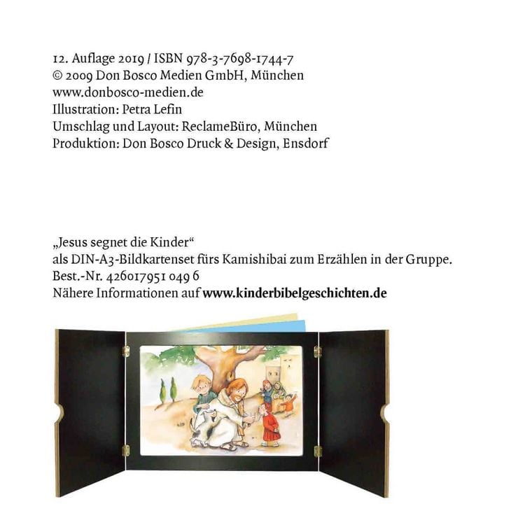 Produktbild: Jesus segnet die Kinder. Mini-Bilderbuch.
