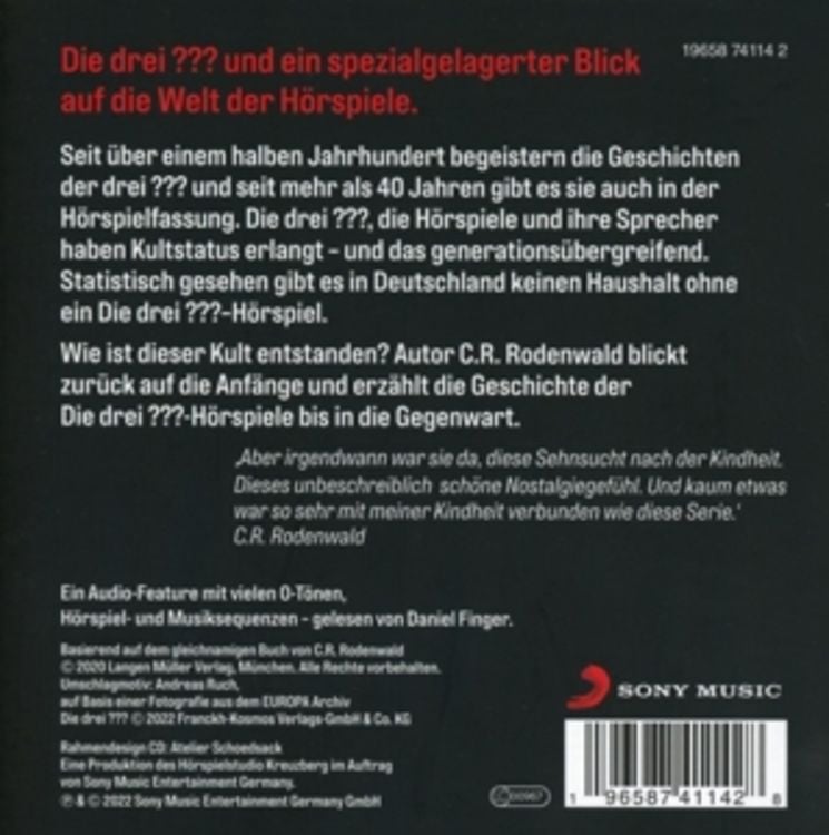 Produktbild: Die drei ??? und die Welt der Hörspiele