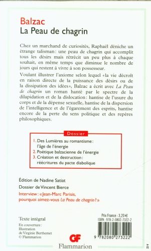 Produktbild: La peau de chagrin