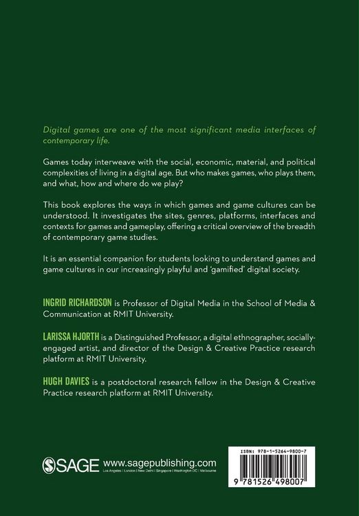 Produktbild: Understanding Games and Game Cultures