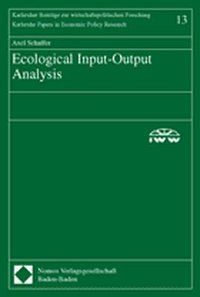Produktbild: Ecological Input-Output Analysis