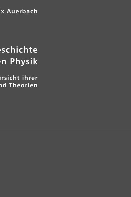 Produktbild: Entwicklungsgeschichte der modernen Physik
