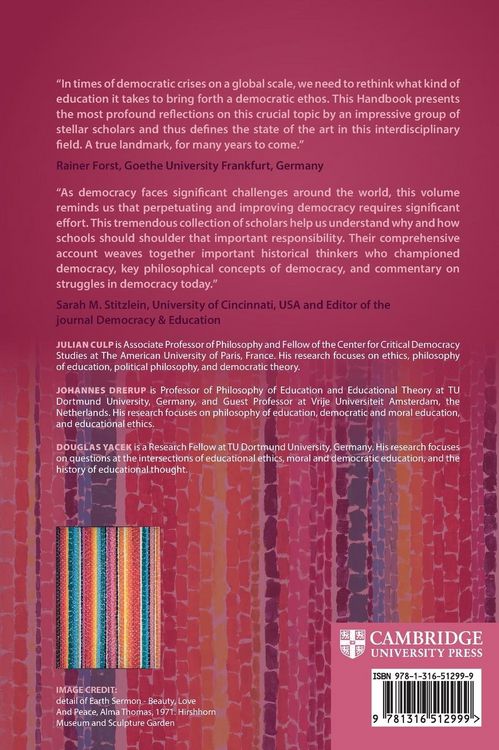 Produktbild: The Cambridge Handbook of Democratic Education
