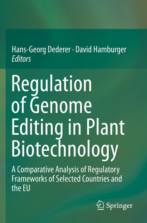 Produktbild: Regulation of Genome Editing in Plant Biotechnology