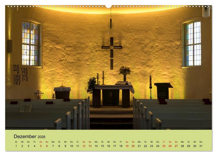 Produktbild: Pilgern im Waldecker Upland (hochwertiger Premium Wandkalender 2026 DIN A2 quer), Kunstdruck in Hochglanz
