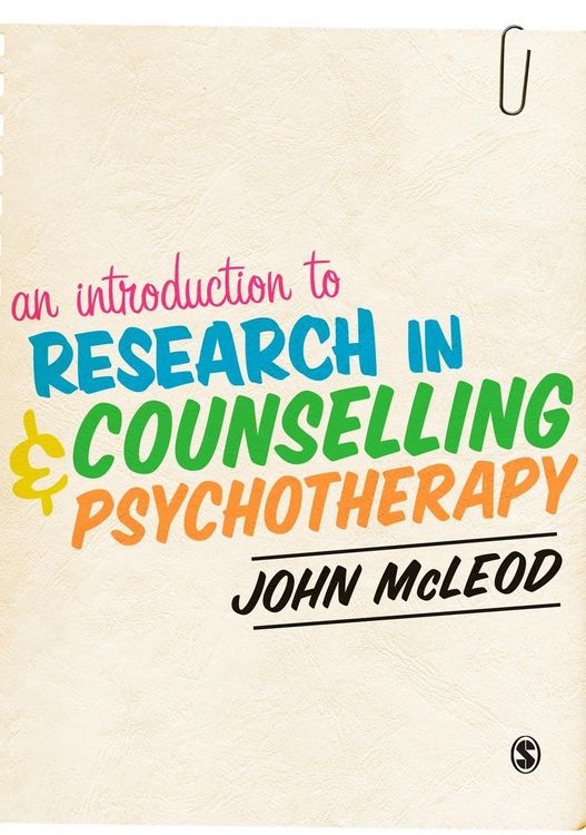 Produktbild: An Introduction to Research in Counselling and Psychotherapy