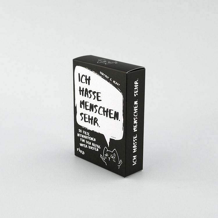 Produktbild: Ich hasse Menschen. Sehr. &ndash; 55 fiese Affirmationen f&uuml;r den Alltag unter Idioten